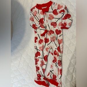 Honest  3-6 month Valentines Sleeper